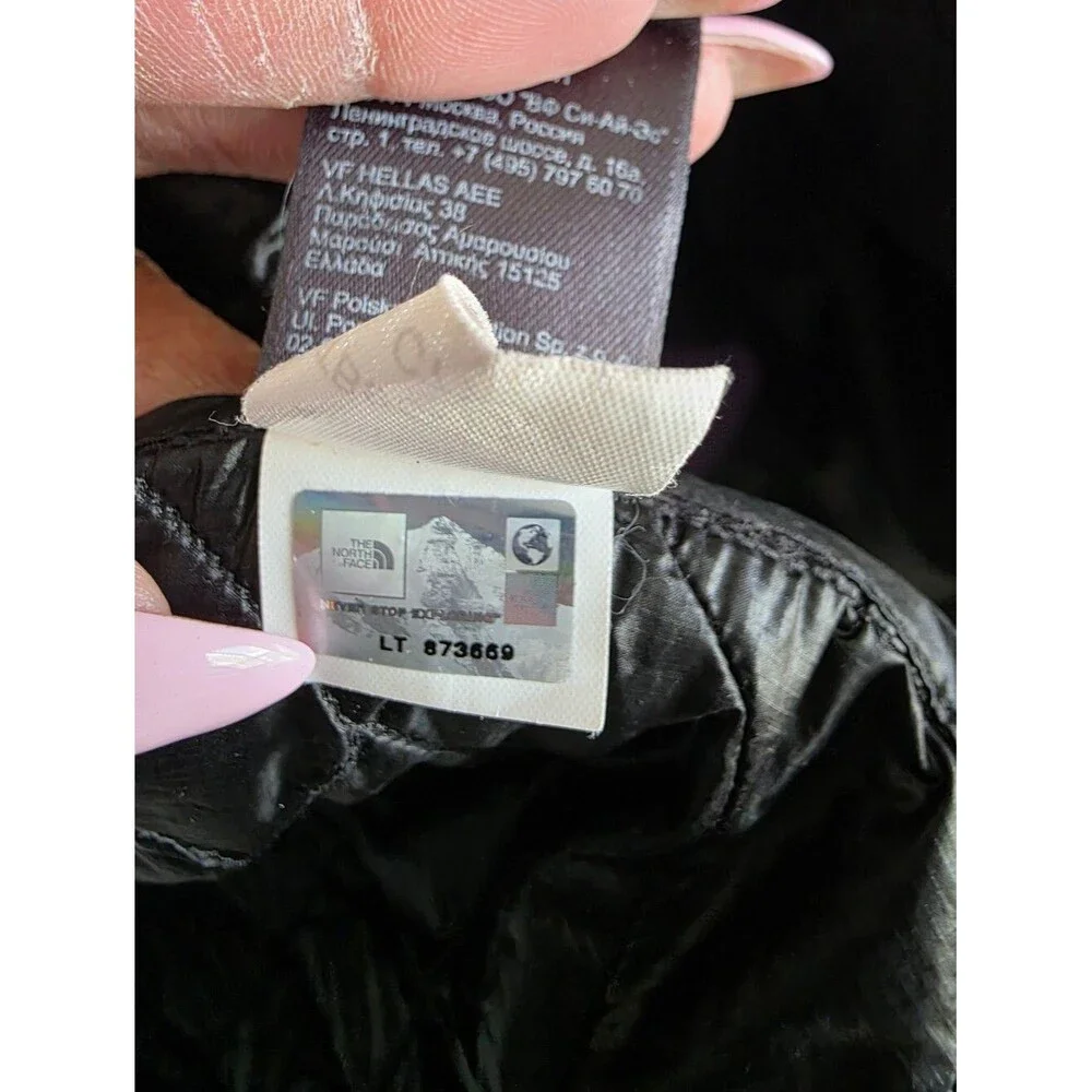 The North Face Thermoball Insulated Black Puffer Jacket Womens Sz M